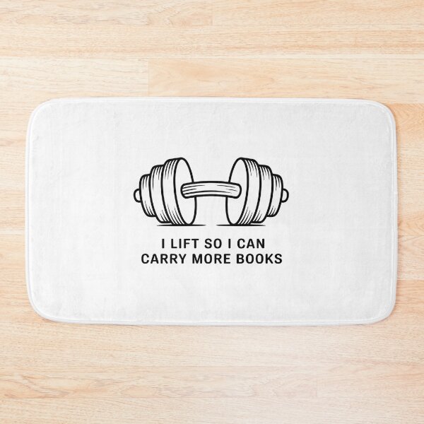 Item preview, I Lift So I Can Carry More Books Minimalist designed and sold by Milosstudio.
