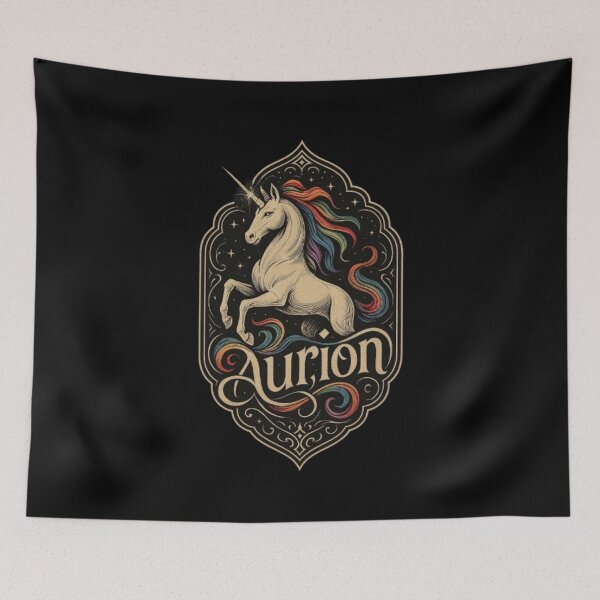Item preview, Aurion The Unicorn – Mythical Unicorn, Fantasy Horse, Magical Creature, Rainbow Unicorn, Fairy Tale Legend designed and sold by Typologystudios.