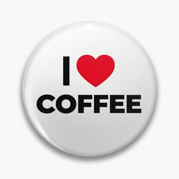 Item preview, I Love Coffee - Bold Typography Heart Design designed and sold by WowDezign.