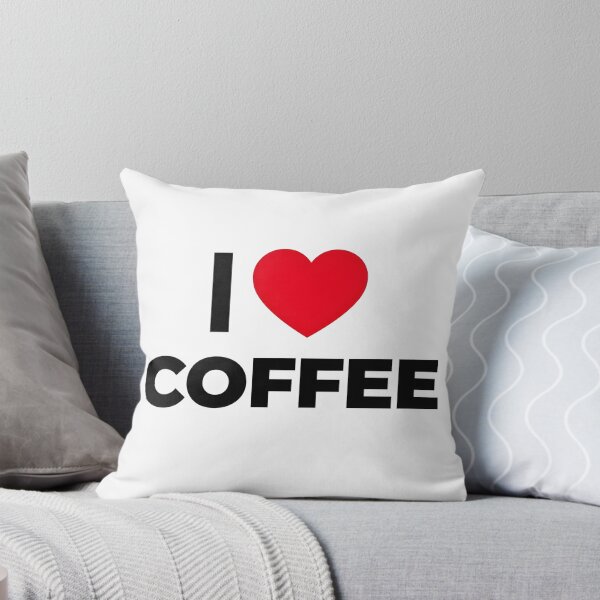 Item preview, I Love Coffee - Bold Typography Heart Design designed and sold by WowDezign.