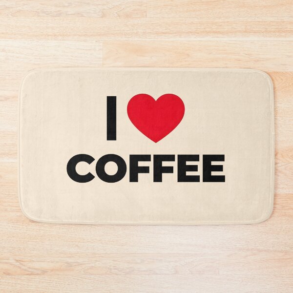 Item preview, I Love Coffee - Bold Typography Heart Design designed and sold by WowDezign.