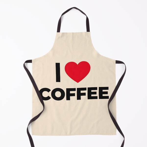 Item preview, I Love Coffee - Bold Typography Heart Design designed and sold by WowDezign.