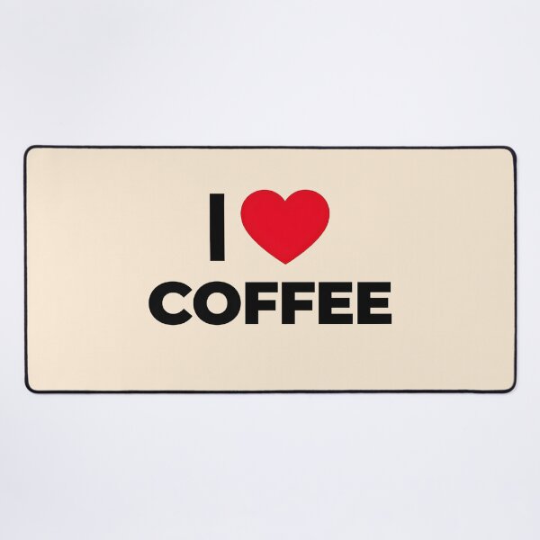 Item preview, I Love Coffee - Bold Typography Heart Design designed and sold by WowDezign.