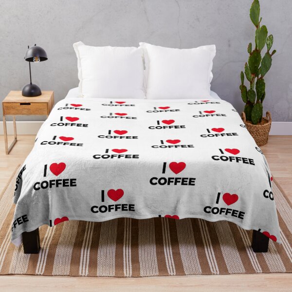 Item preview, I Love Coffee - Bold Typography Heart Design designed and sold by WowDezign.