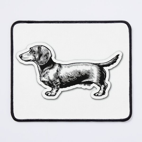 Item preview, Dachshund standing in side view designed and sold by anytka.