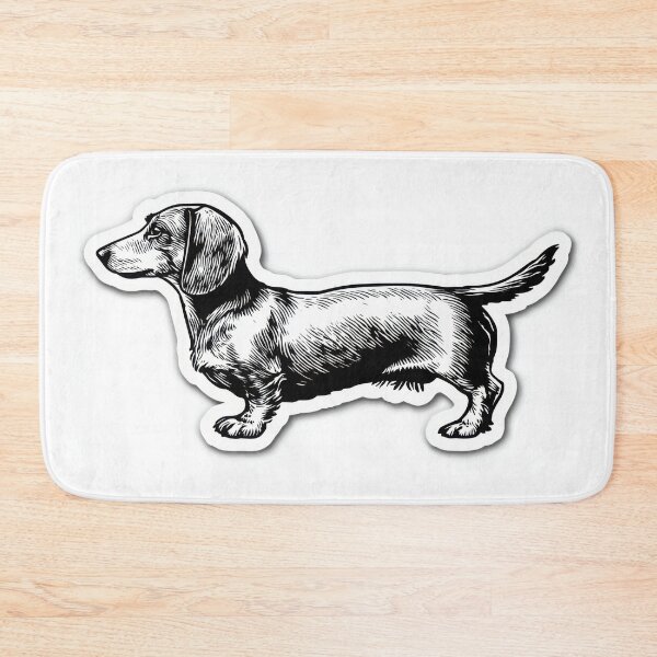 Item preview, Dachshund standing in side view designed and sold by anytka.
