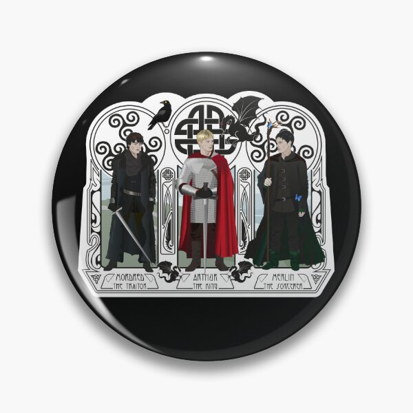 Item preview, arthur the king - merlin the sorcerer - mordred the traitor designed and sold by kobyakov.