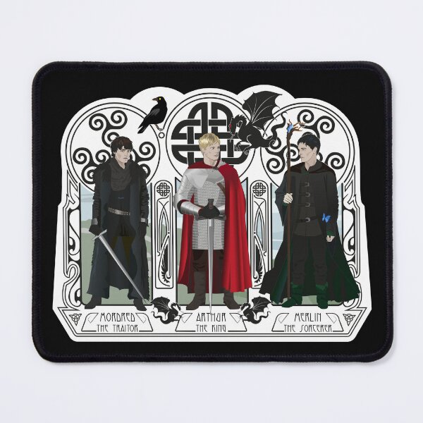 Item preview, arthur the king - merlin the sorcerer - mordred the traitor designed and sold by kobyakov.