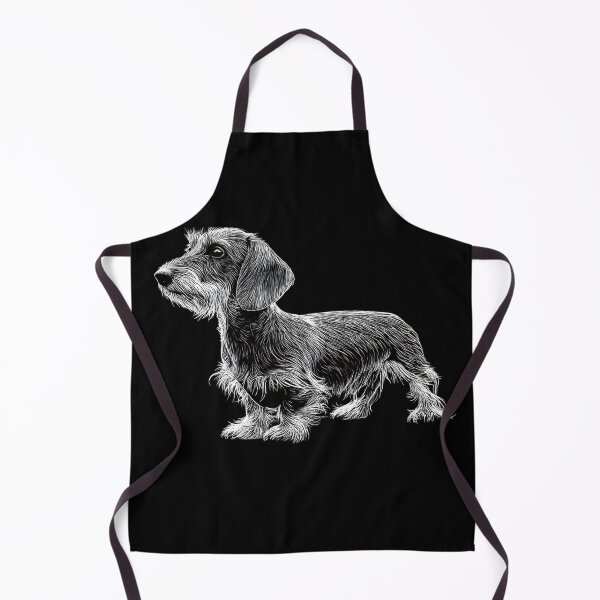 Item preview, Dachshund stands on dark background designed and sold by anytka.
