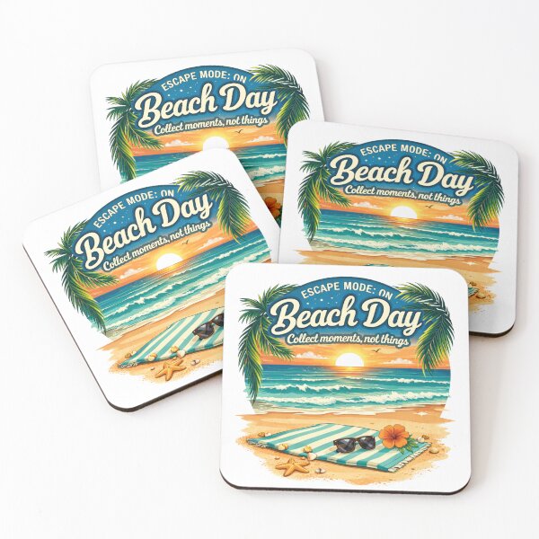 Item preview, Perfect Day at the Beach Sunset Design – Summer Ocean Art designed and sold by MJOSTORE.