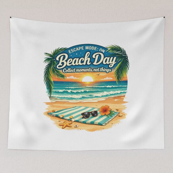 Item preview, Perfect Day at the Beach Sunset Design – Summer Ocean Art designed and sold by MJOSTORE.