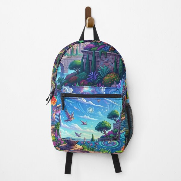 Item preview, Hanging Gardens of Babylon - Psychedelic Art designed and sold by Lucid Dream Pixel.