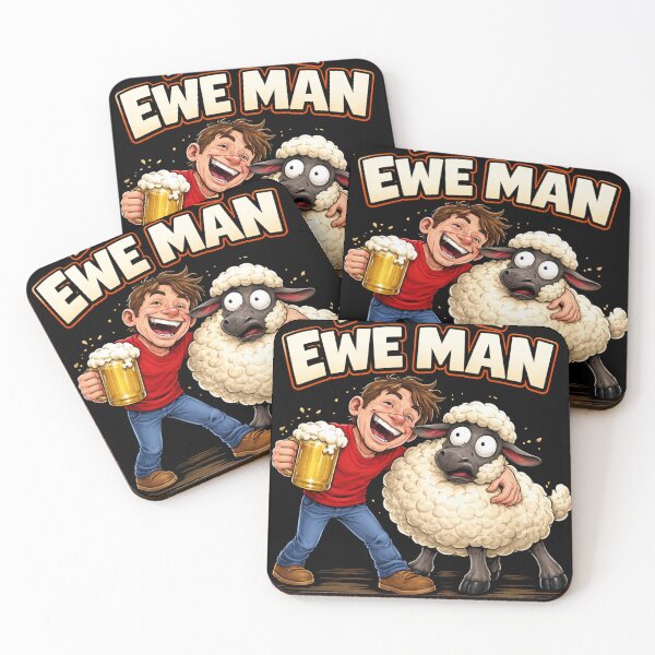 Item preview, I Love Ewe Man – Funny Drunk Sheep Pun Design designed and sold by Endthedisease.