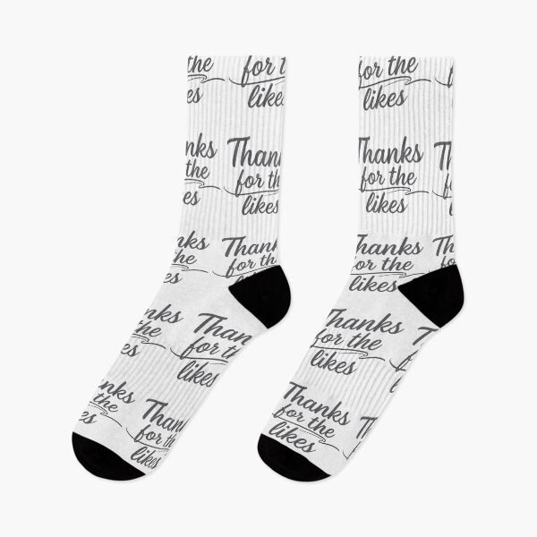 Item preview, "Thanks for the Likes - Minimalist Heartfelt Gratitude Typography" designed and sold by RS-Globalist-.