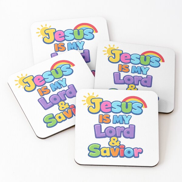 Item preview, Jesus Is My Lord & Savior – Colorful Christian Kids Faith Shirt designed and sold by SoulThread Studio.