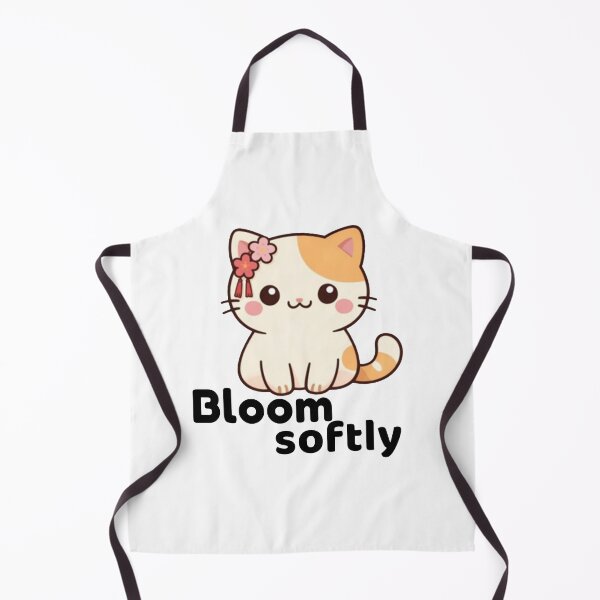 Item preview, Lindo gato floral – Regalo de gato kawaii de estética suave con flores designed and sold by Artinkcreative.