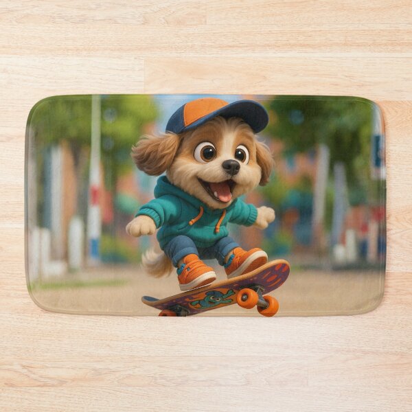 Item preview, Skater Shih Poo designed and sold by Sillytoe.