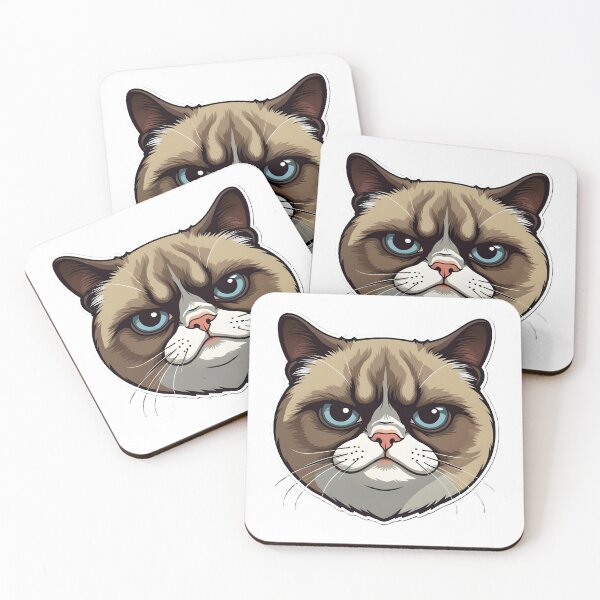 Item preview, Funny Grumpy Cat Cartoon Meme - 9 designed and sold by RELAX STATION.