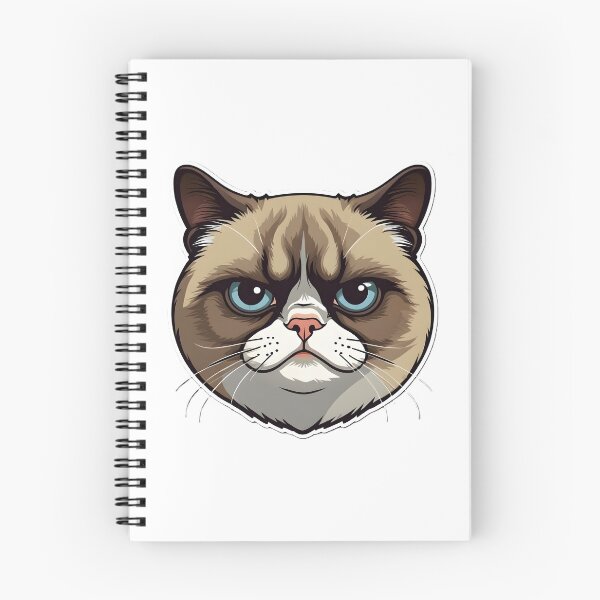 Item preview, Funny Grumpy Cat Cartoon Meme - 9 designed and sold by RELAX STATION.