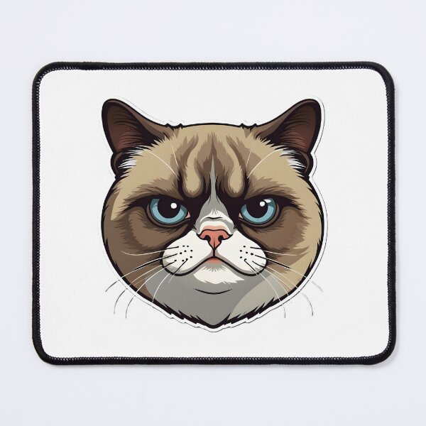 Item preview, Funny Grumpy Cat Cartoon Meme - 9 designed and sold by RELAX STATION.