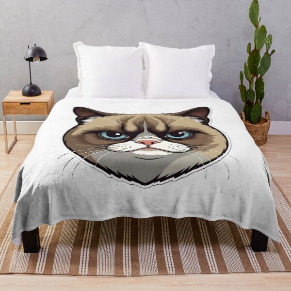 Item preview, Funny Grumpy Cat Cartoon Meme - 9 designed and sold by RELAX STATION.