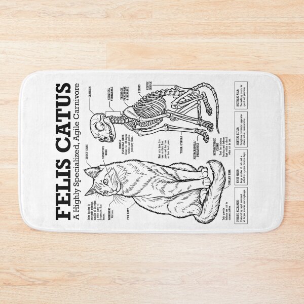 Item preview, Cat Anatomy Felis Catus Cats Skeleton Funny Science Diagram designed and sold by GrandeDuc.