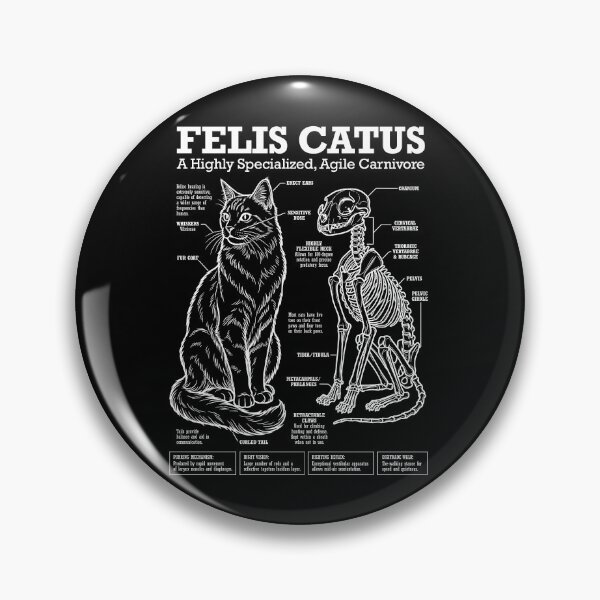 Item preview, Cat Anatomy Felis Catus Cats Skeleton Funny Science Diagram designed and sold by GrandeDuc.