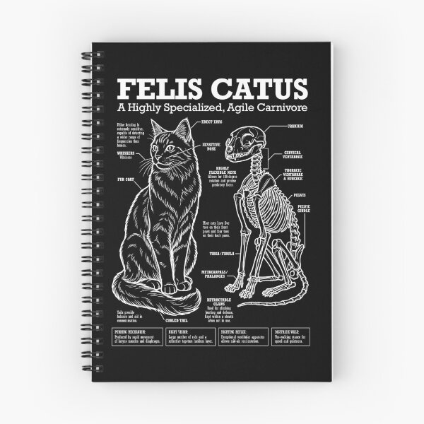Item preview, Cat Anatomy Felis Catus Cats Skeleton Funny Science Diagram designed and sold by GrandeDuc.