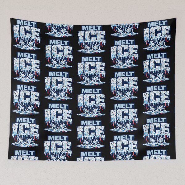 Item preview, Melt Ice | Anti Ice Bold Protest Typography designed and sold by Zuriel Hargrove.