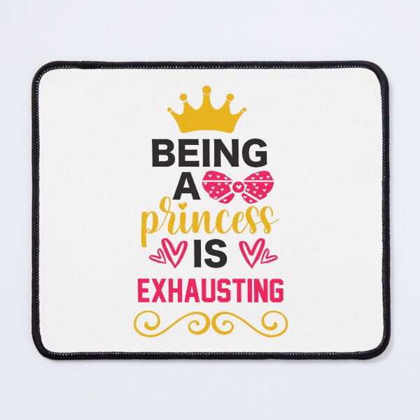 Item preview, Being A Princess Is Exhausting - Cute Baby Girl Funny Toddler Gift designed and sold by FuzionRaptor.
