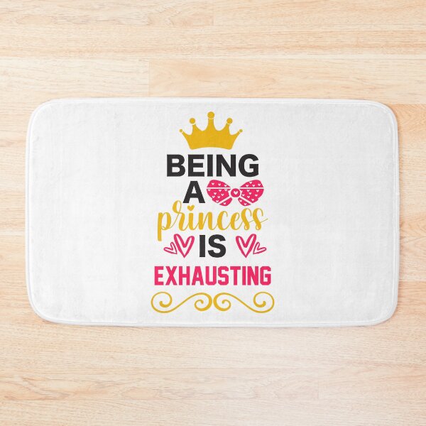 Item preview, Being A Princess Is Exhausting - Cute Baby Girl Funny Toddler Gift designed and sold by FuzionRaptor.