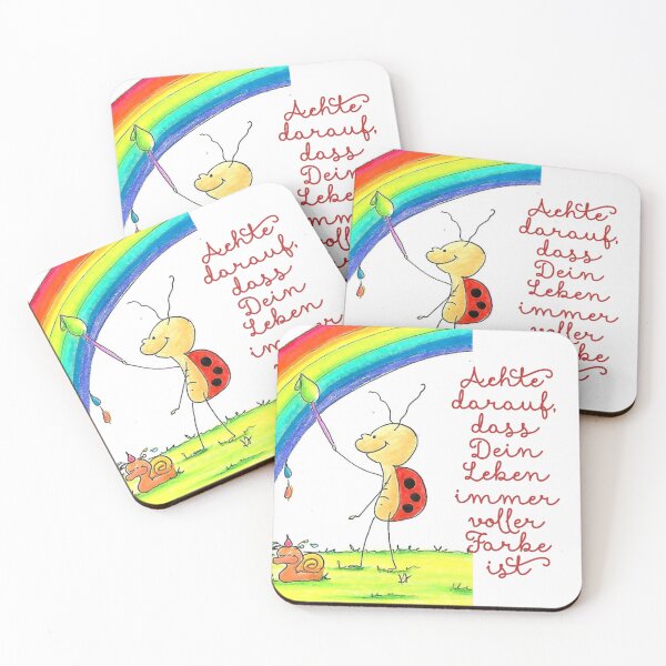 Item preview, Beetle paints rainbow designed and sold by KarinKaefer.
