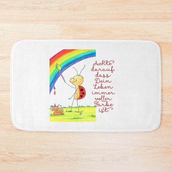 Item preview, Beetle paints rainbow designed and sold by KarinKaefer.