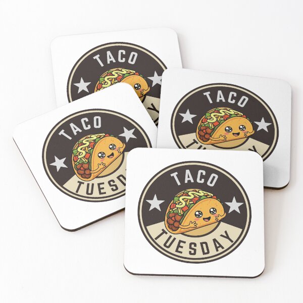 Item preview, Taco Tuesday – Star Struck Tacomoji  designed and sold by Pandemonium Art & Design.
