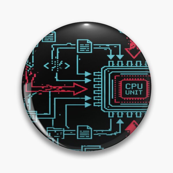 Item preview, Glitch Coffee to Code Converter IT Blueprint Art designed and sold by TatianaPri.