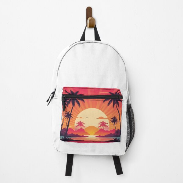 Item preview, Retro Sunset Palm Trees 80s Vintage Aesthetic - 16 designed and sold by RELAX STATION.