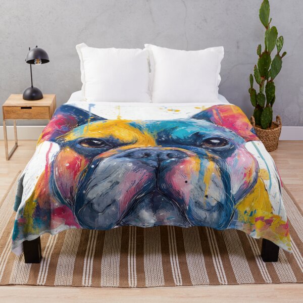 Item preview, Bright colors create a dog portrait designed and sold by anytka.