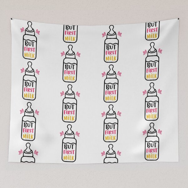Item preview, But First Milk - Funny Baby Milk Parody Cute Newborn Gift designed and sold by FuzionRaptor.