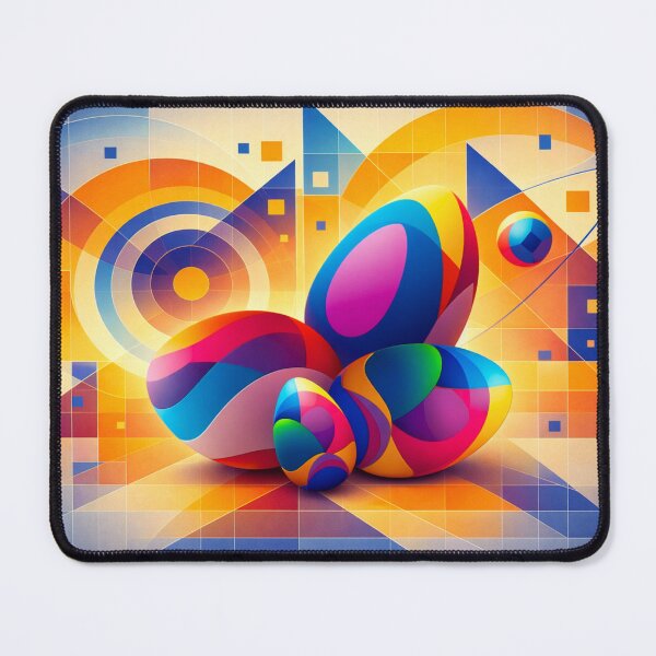 Item preview, Colorful Geometric Abstract Easter Composition designed and sold by sneidere9dace.