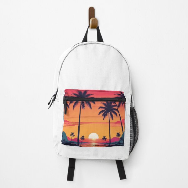 Item preview, Retro Sunset Palm Trees 80s Vintage Aesthetic - 17 designed and sold by RELAX STATION.