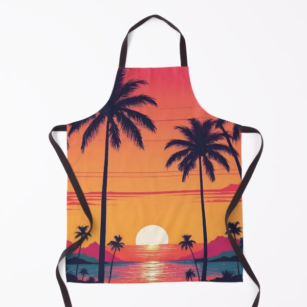 Item preview, Retro Sunset Palm Trees 80s Vintage Aesthetic - 17 designed and sold by RELAX STATION.
