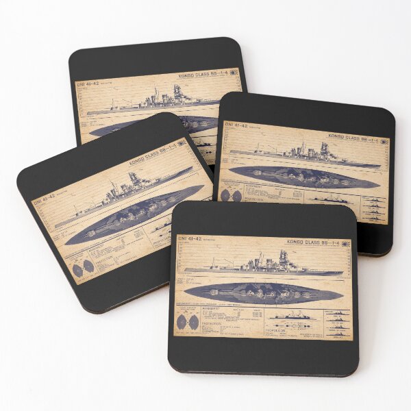 Item preview, Kongo Class Japanese WW2 Battleship Identification Diagram designed and sold by MilitaryMart.