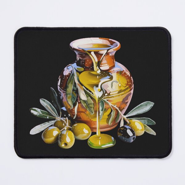 Item preview, A jug of olive oil,oil paint. designed and sold by elegantpaterns.