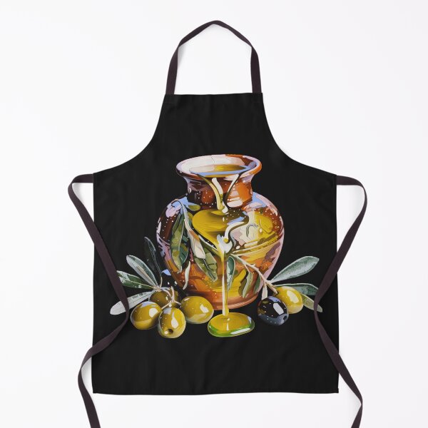 Item preview, A jug of olive oil,oil paint. designed and sold by elegantpaterns.