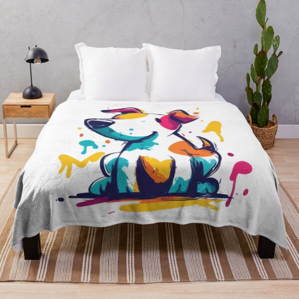 Item preview, Bright, cute dog art designed and sold by anytka.
