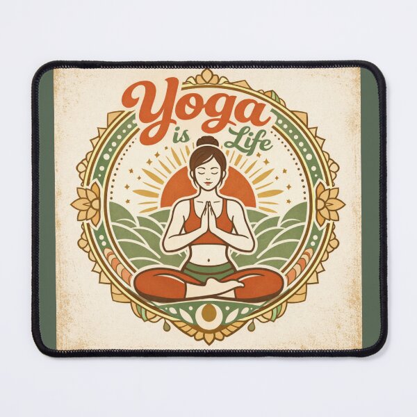 Item preview, Vintage Yoga is Life T-Shirt – Minimalist Lotus Pose & Mandala Design – Boho Yoga Gift designed and sold by VINTAGEPUNTEES.