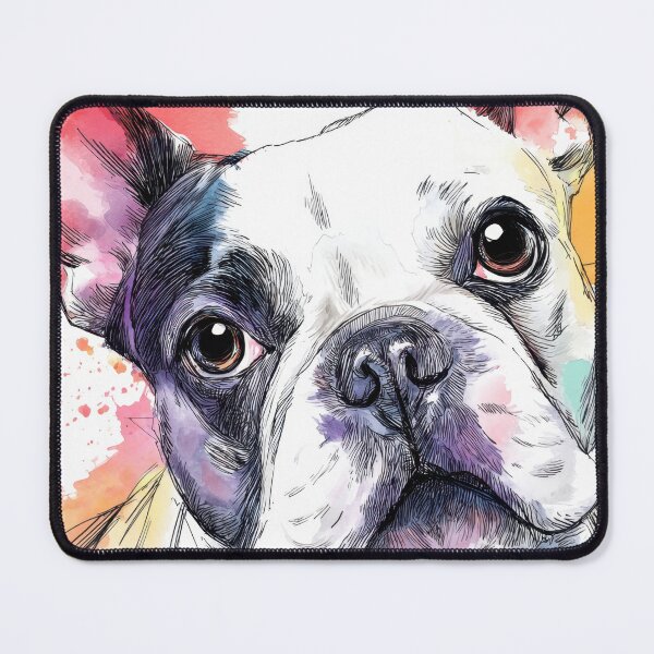 Item preview, French bulldog with colorful design designed and sold by anytka.