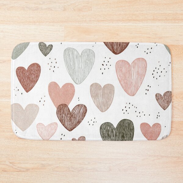Item preview, Colorful love shapes on white designed and sold by anytka.