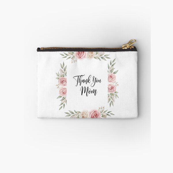 Item preview, Thank You Mom Floral Design PNG | Elegant Watercolor Roses Mother’s Day Typography designed and sold by Illustrated Faith.