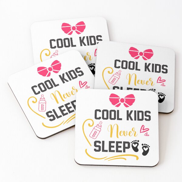 Item preview, Cool Kids Never Sleep - Funny Baby Streetwear Cute Toddler Gift designed and sold by FuzionRaptor.